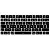 MiNGFi Copritastiera Silicone Inglese QWERTY per Apple Magic Keyboard A1644 (2015-2016) EU/ISO - Nero
