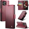 Rerzoiro Cover per Xiaomi Redmi Note 14 4G Custodia Portafoglio [Blocco RFID] Premium Pelle PU Wallet Case Flip Libro con Porta Carte Slot Supporto Flip Case per Xiaomi Redmi Note 14 4G, Rosso
