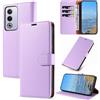 KKEIKO Cover per Oppo A80 5G / Oppo A3 Pro, Antiurto Custodia in PU Pelle con Blocco RFID, Magnetico Protettiva Cover per Oppo A80 5G / Oppo A3 Pro, Viola