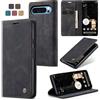 Cracedily Cover per Google Pixel 9 Pro XL Case, Custodia Cover Pelle Premium Portafoglio con Porta Carte Magnetica Supporto Protezione Flip Case Custodia per Pixel 9 Pro XL, Nero