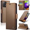Rerzoiro Cover per Samsung Galaxy A52 Custodia Portafoglio [Blocco RFID] Premium Pelle PU Wallet Case Flip Libro con Porta Carte Slot Supporto Flip Case per Samsung Galaxy A52 (5G/4G)/A52s 5G, Marrone