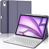 IVEOPPE Tastiera iPad Air 11 M4 2026/M3 2025/M2 2024, Cover Tastiera Italiano ‎QWERTY Bluetooth Staccabile iPad Air 11 Pollici 2024/2025/2026, Viola lavanda