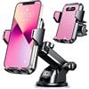 VANMASS Supporto per cellulare auto 2024 rosso chiaro supporto per cellulare auto 4 in 1 ventosa supporto cellulare auto 100% protezione antigraffio smartphone supporto auto per iPhone 15 pro 14