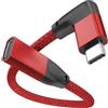 UseBean Cavo Prolunga USB C Angolo Retto 0.2M, 90 Gradi USB-C 3.2 Gen2 20Gbps Maschio a Femmina Adattatore Cavi, Video 4K USB Tipo C per MacBook, iPad, Galaxy S25 S24