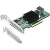 H!Fiber.com Scheda controller PCIe interno 12G, scheda HBA SATA+SAS a 8 porte 12Gb/s, chip 3008 di Broadcom, PCI Express 3.0 X8, 2 porte mini SAS SFF-8643, come 9300-8I con staffa a basso profilo
