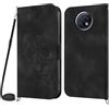 Netany Cover per Xiaomi Redmi Note 9T con Cordino, Flip Portafoglio Custodia in Pelle, [2 Porta Carte][Chiusura Magnetica],Custodia Libro Antiurto Cover con Laccio per Xiaomi Redmi Note 9T (Nero)