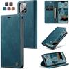 owlhold Cover iPhone 13 Pro Custodia iPhone 13 Pro Magnetica Portafoglio Flip[Antiurtoo][Cavalletto][Carta Fessura] CCover Pelle per iPhone 13 Pro - Blu verde