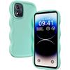 SEAHAI Cover Militare Per Motorola Moto E13: Custodia Antiurto Blu Con Fodera In Microfibra