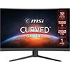 MSI G32C4X monitor gaming 32 (FHD), 250Hz / 1ms, pannello VA (1920 x 1080), AMD FreeSync Premium, HDR Ready, Curvatura 1500R, Anti-sfarfallio - Display Port 1.2a, HDMI 2.0b