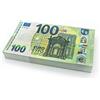 Cashbricks® Banconote finte, 100 x 100 euro, in formato ridotto, 75% delle dimensioni reali