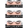 essence cosmetics LASH LIKE A BOSS false lashes, ciglia finte, n. 03 Unique, nero, definendo, allungante, volumizzante, di lunga durata, vegano, confezione da 3 (3 x 1 paio)