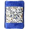 Mediawave Store - Borsa acqua calda elettrica 750885 con tasca scaldamani 220V non riempibile, Borsa acqua calda Morbida, Pancia, Addome, Calore, Riscalda Scaldamani (Blu)