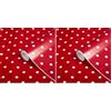 d-c-fix Pellicola Adesiva per mobili Petersen rosso PVC plastica vinile impermeabile decorativa per cucina, armadio, porta carta rivestimento 45 x 200 cm (Confezione da 2)