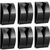 GOTRUST Porta Strofinacci Autoadesivi, 6PCS Asciugamano Morsetto Gancio Senza Fori, Portasciugamani Morsetto Ganci In Acciaio Inox per Bagno, Cucina e Casa