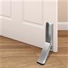 HahaGo Fermaporta in gomma, fermaporta per pavimento pesante, con testa in gomma antiscivolo e magneti, fermaporta per interni ed esterni, porte del balcone, ufficio, garage (argento)