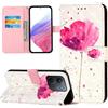 Generic Custodia per Xiaomi Redmi 15C Flip Cover Caso in PU Pelle Colorato Portafoglio Custodia Supporto Stand Chiusura Magnetica Cover per Xiaomi Redmi 15C, Un fiore