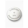 Girafus 1 batteria a bottone ricaricabile/a bottone CR2032, 3,7 V, 70 mAh, batteria a bottone ricaricabile CR2032, ad esempio per scheda madre, chiavi auto, trasmettitore (1 X LIR2032)