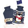 soxo Borsa Acqua Calda Peluche Idee Regalo Donna Borsa Dell'acqua Calda Regalo Uomo Pinguino