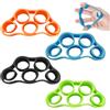GTYHH 4 Tenditore di Dito in Silicone, Allenatore Manuale, Maniglia di Allenamento, Strumento di Fitness Portatile.