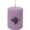 Cereria Di Giorgio - Candela Cero Viola polvere Decorata con Strega in Cera - Diametro 7 cm Altezza 10 cm - Durata 50 ore - Halloween - Idea Regalo - Artigianale
