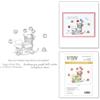 Spellbinders Set di timbri in gomma Jingle Bell Wishes della collezione House-Mouse Tree-mendous Christmas, rosso