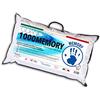 V.I.P. VERY IMPORTANT PILLOW V.I.P. Cuscino 1000 Memory 45x75, Altamente Traspirante Morbido con Federa Trapuntata ad ultrasuoni ed Imbottitura in Chips selezionati di Viscoelastico, Made in Italy