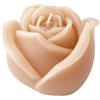 Cereria Di Giorgio - Candela a forma di Bocciolo di Rosa - Colore Pesca - Diametro 8 cm Altezza 8 cm - Sacchetto Regalo - Spring Collection - Artigianale