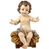 DRW Gesù Bambino seduto in resina dipinto a mano 23 cm