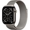 APPLE Watch Series 11 GPS + Cellular, Cassa 42 mm in titanio naturale con Loop maglia milanese