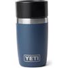 YETI Rambler 8 oz (236 ml) Travel Bottle con coperchio HotShot a tenuta stagna al 100%, thermos in acciaio inox isolato sottovuoto - Navy