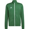 adidas Uomo Entrada 22 Track Jacket, Team Green / White, XL Long