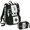 JUVENTUS Zaino estensibile JUVENTUS + Astuccio attrezzato - Bianco&Nero - Gadget abbinato - Rete porta pallone!