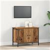 HETFTJN Mobile TV in Legno Riciclato per Soggiorno Moderno, Supporto Porta TV con Design Rustico Marrone Dimensioni 60x35x45cm per Interni