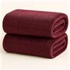 Corredocasa Plaid in Morbido e Caldo Pile Qualità Coral Raffinato Disponibile in Tinta Unita Made in Italy- Coperta Perfetta per Salone Divano Letto Morbida e Soffice Misura 160X210 (Bordeaux)