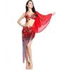 ROYAL SMEELA Costume di Danza del Ventre Tuta di Danza del Ventre Set Danza del Ventre Sexy Vestito danzatrice del Ventre Costume da Carnevale Danza Ventre Reggiseno Gonne Donne Abito Danza Ventre