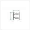 Lifebox B941VBC MOTTEZ LBXB941VBC-Barra telescopica con 2 sbarre da 30 a 55 cm, Colore: Bianco, Sconosciuto