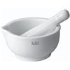Silit Mortaio in porcellana, diametro 10 cm, colore: Bianco