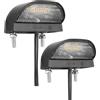 DARKGUARD 2 x Luci Targa LED Fanale Posteriore 12V 24V Luce di Cortesia LED Luce Portatarga per Auto Rimorchio RV Trattore Impermeabile ECE Bianco Freddo