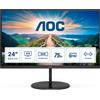 AOC MONITOR 23,8 LED IPS QHD 16:9 4MS 250 CDM, DP/HDMI, MULTIMEDIALE