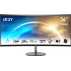 MSI MICROSTAR MON 34VA LED MM BK 2K USB CURVED MSI PRO MP341CQ 2HDMI 1DP 21:9