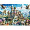Schmidt Spiele 59791 Castello delle Fiabe nel regno della fantasia, puzzle da 1000 pezzi, Multicolore