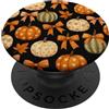 Coquette Autumn Pumpkin Spice Girly Coquette Autunno Zucca Spice Girlie Carino Archi Autunno Ragazza PopSockets PopGrip Adesivo