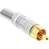 InLine 99110 N Cavo RCA Maschio Pin per 6 mm Nero