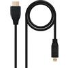Brightium Cavo Micro HDMI V1.4 1.8 m, ad alta velocità, supporta video e audio, ideale per collegare dispositivi multimediali agli schermi.