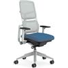Steelcase Sedia ergonomica per ufficio Steelcase Please Air con supporto lombare regolabile Cobalt/Seagull; Prodotto in Europa