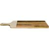 HOME DECO FACTORY, KA0657, Tavola da Presentazione in Legno di Mango 58 cm - Elegante e Naturale, Ideale per Formaggi e Salumi - Facile da Pulire - Marrone Beige