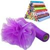 Time to Sparkle 29CM X 26M (Cadbury Purple) Rotolo Organza Tessuto Runner da Tavolo Elegante Coprisedia Fiocchi Matrimonio Poltrona Fiocchi Bomboniere