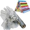 Time to Sparkle 29CM X 26M (Silver Grey) Rotolo Organza Tessuto Runner da Tavolo Elegante Coprisedia Fiocchi Matrimonio Poltrona Fiocchi Bomboniere