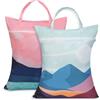 HOTUT Sacco Portabiancheria Da Viaggio,Panni Sporchi con Cerniera, Impermeabile Borsa per Abiti Sporchi, Riutilizzabile Wet Bag per Viaggi, Oggetti Da Nuoto, Campeggio