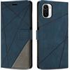 SONWO Cover per Xiaomi Poco F3 Custodia, Flip Caso in PU Pelle Case Cover Premium Portafoglio Custodia per Xiaomi Poco F3, Slot per Schede, Supporto Stand, Blu